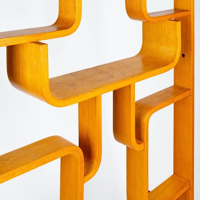 Flower Wall Unit or Room Divider attributed to Ludvik Volak, 1960s For Sale - Image 4 of 9