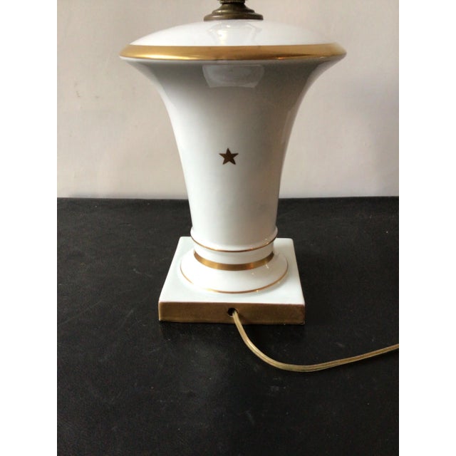 White 1930s Small Porcelain Urn Neo Classical Lamps - A Pair For Sale - Image 8 of 12