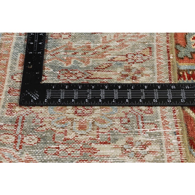 Textile Antique Persian Heriz Rug, 07'01 X 10'02 For Sale - Image 7 of 10
