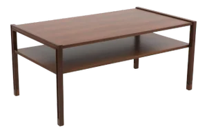 Edward Wormley Dunbar Coffee Cocktail Table 1960s Marked Brass Tag