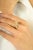 Art Deco 18k Gold Diamond Butterfly Ring Whimsical Jewelry for Her Size 8 For Sale - Image 3 of 11