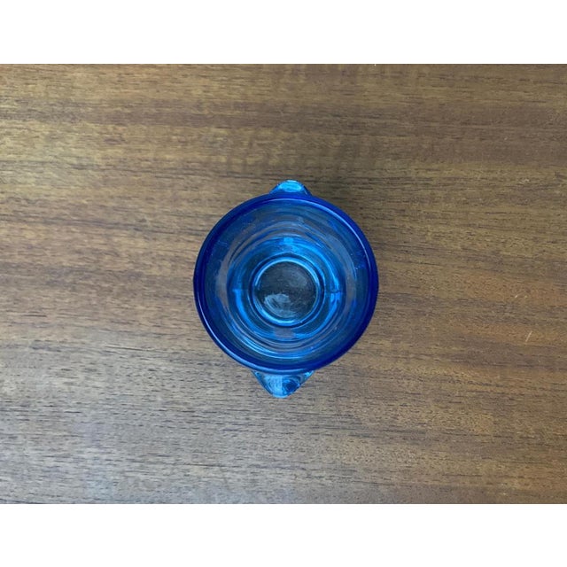 Mid-Century Model 20064 Blue Glass Vase by Vladislav Urban for Hermanova Hut, 1960s For Sale - Image 14 of 18