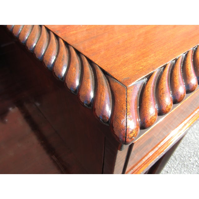 Wood 19th Century Double Pedestal William IV Mahogany Sideboard 1810-20 For Sale - Image 7 of 12