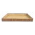 Large Rectangular Split Reed Bamboo Wood Tray For Sale