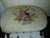 Tan 1950s Mid Century Victorian Style Needlepoint Foot Stool For Sale - Image 8 of 14