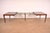 Brown Kipp Stewart for Directional Mid-Century Modern Walnut Extension Dining Table | Newly Refinished For Sale - Image 8 of 16