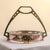 Antique Arts & Crafts Secession Centerpiece in Bronze, Copper and Cut Glass, 1900s For Sale - Image 4 of 4