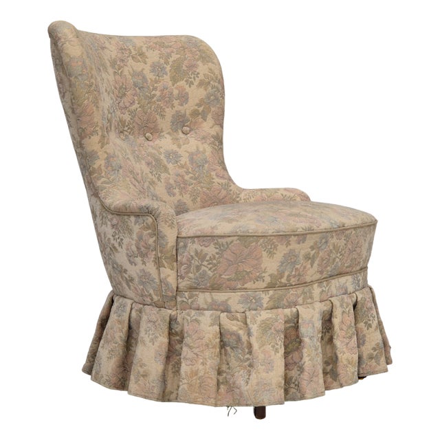 Vintage Danish Easy Side Chair, 1960s For Sale