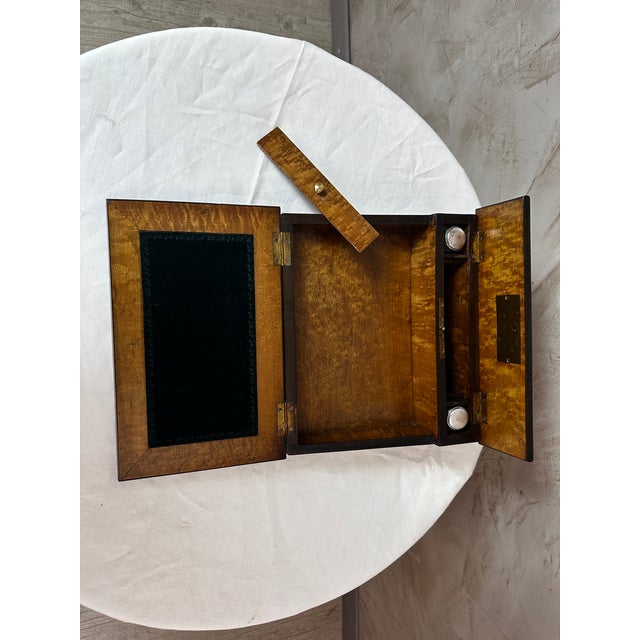 Napoleon III Secretariat in Burr Walnut, 1880 For Sale - Image 11 of 14