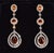 Certified Natural 4.95Cts vs F Diamond Sapphire 18k Solid Gold Chandelier Earrings, A Pair For Sale - Image 12 of 13