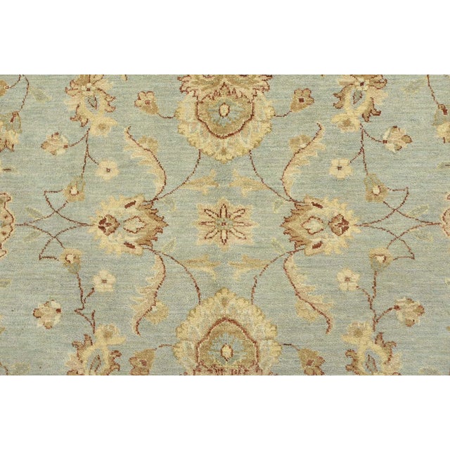 2020s Ziegler Rug 8'1'' X 10' Blue Wool Hand-Knotted Oriental Carpet For Sale - Image 5 of 12