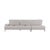 Manhattan Left-Chaise Sectional Sofa With Adjustable Backrests For Sale - Image 4 of 12