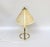 Vintage Table Lamp in Brass with Lampshade in Fiberglass, 1960s For Sale - Image 6 of 18