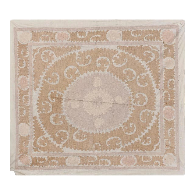 Suzani Pink Table Cover - For Sale