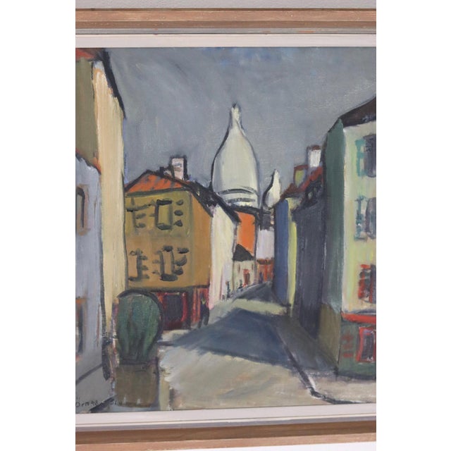 Mid-Century Modern Tryggve Eagle, Montmartre, 1951, Oil on Canvas, Framed For Sale - Image 3 of 11