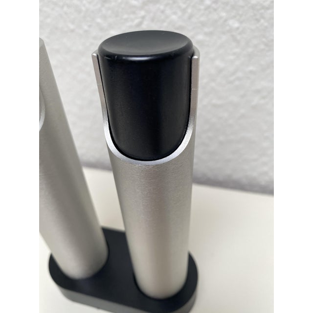 Metal Salt and Pepper Grinder Set by Rud Thygesen and Johnny Sørensen for Rosendahl, Denmark, 1960s, Set of 3 For Sale - Image 7 of 10
