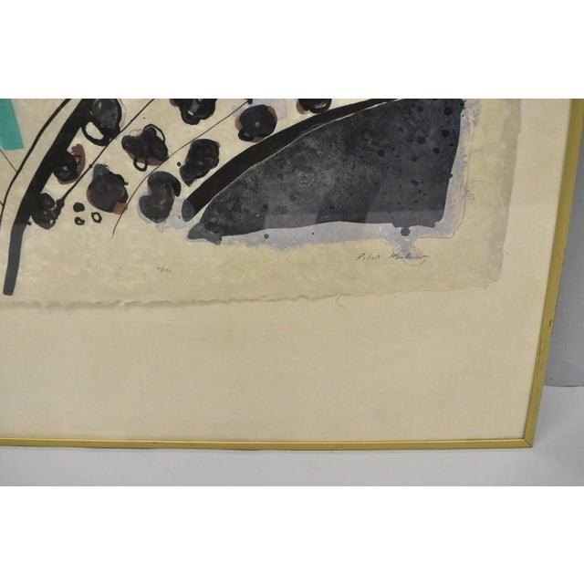 Vintage Robert Kushner 1986 Signed Lithograph Print "Hiroko" for Brooklyn Museum For Sale - Image 9 of 18