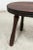 Low Brutalist Wood Stool, 1950 For Sale - Image 9 of 13