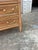 French 19th Century Louis XVI Bleached Chestnut Marble Top Commode For Sale - Image 4 of 12