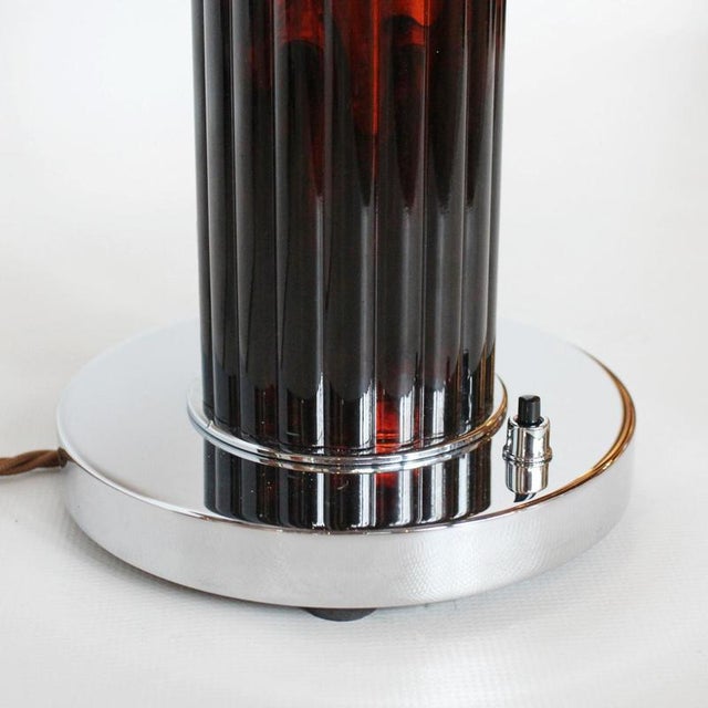 Art Deco Domed Table Lamp For Sale - Image 4 of 6