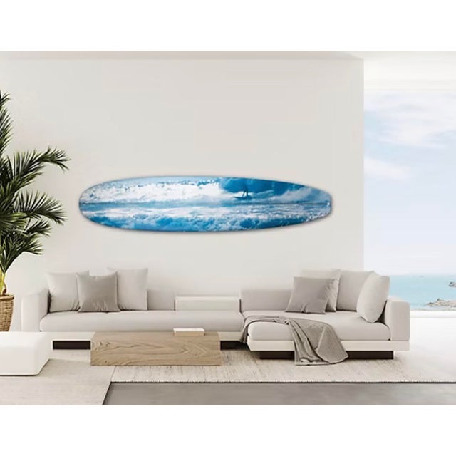 Contemporary Rincon Classic- Single Fin Poly (Pu/Pe) Bass Rideable Longboard by Bobbi Bennet For Sale - Image 3 of 3