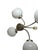 Postmodern Brass and Glass Chandelier, Poland, 1970s For Sale - Image 17 of 18
