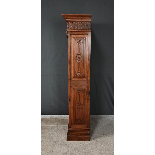 Small Early 20th Century Walnut Bookcase For Sale - Image 16 of 18