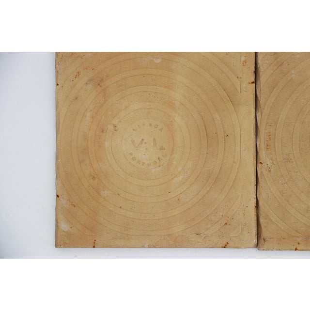 19th Century Set of Four Tiles Depicting Castles, Portuguese For Sale - Image 11 of 11