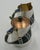 1970s Wolmar Castillo "Peacock" Creamer, Sugar Pot & Ladle W/ Malachite & Lapis Inlay For Sale - Image 10 of 18