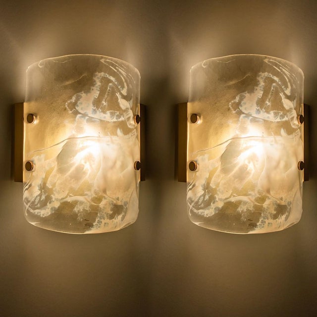 Marble & Murano Glass Wall Light Fixture from Hillebrand, 1960s For Sale - Image 15 of 16