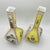 Large 19th Century Hand-Painted Yellow Ground Watteau Porcelain Vases from Dresden, Set of 2 For Sale - Image 9 of 14
