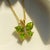 Contemporary Peridot Cubic Zirconia Butterfly Gemstone Pendant Necklace in 925 Sterling Silver For Sale - Image 3 of 3