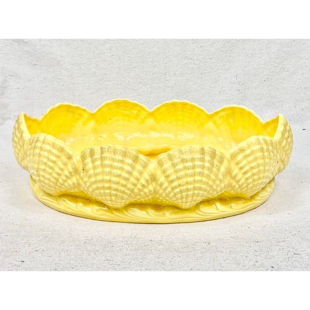 Coastal Vintage Handmade Shell Bowl For Sale - Image 3 of 13