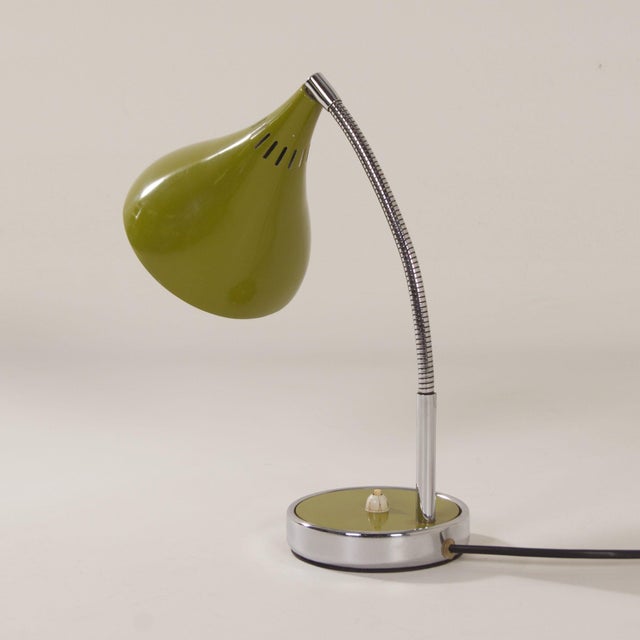 Green Desk Light, Florence, Italy, 1960s For Sale - Image 6 of 11