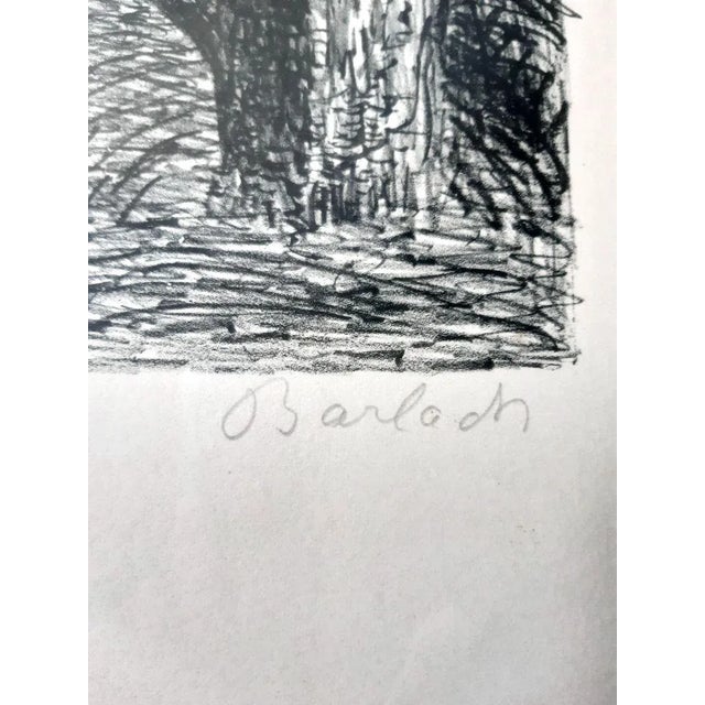 Die Mörderin is an original hand-signed lithograph realized by the Expressionist German artist Ernst Barlac in 1912. This...