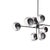 Contemporary Small Black Nickel Pendant Light by MUG For Sale - Image 3 of 7