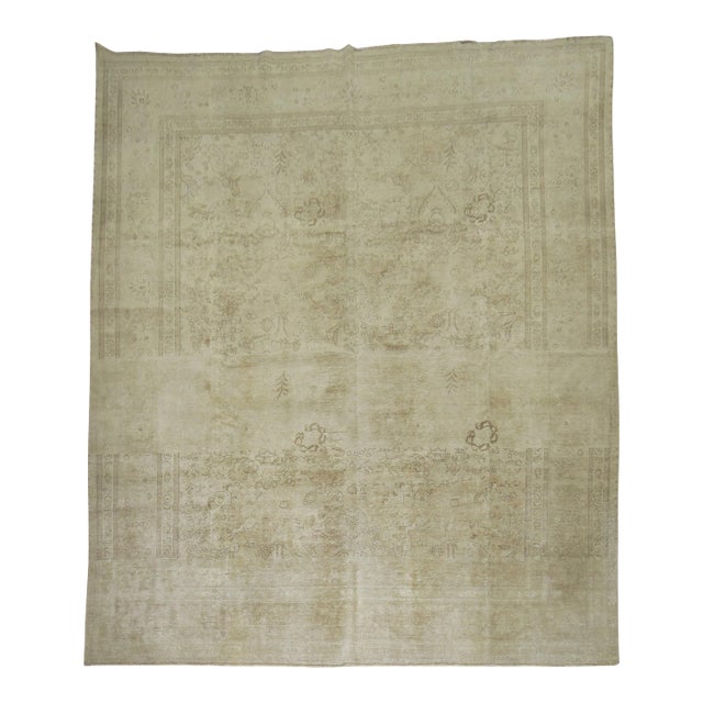 Antique Zabihi Collection Persian Tabriz Rug For Sale