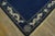 1900 - 1909 1900s Blue Navy Dragon Crane Medallion Antique Chinese Peking Carpet 5' X 6'10" Knotted Wool Rug For Sale - Image 5 of 8