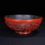 Vintage Chinese Cinnabar Carved Lacquer Bowl With Dragon Motif For Sale In Los Angeles - Image 6 of 10
