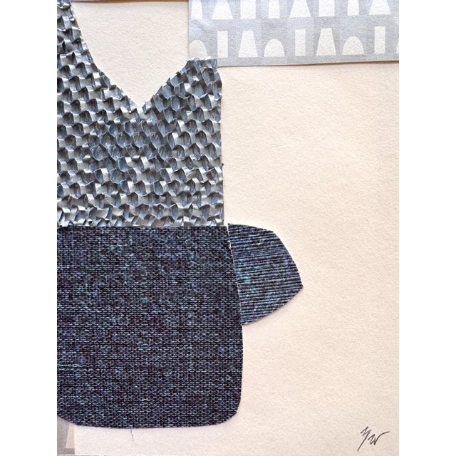 2020s "Celestial Escapade 5" Original Mixed-Media Collage on Paper by Zac Woodiel For Sale - Image 5 of 9