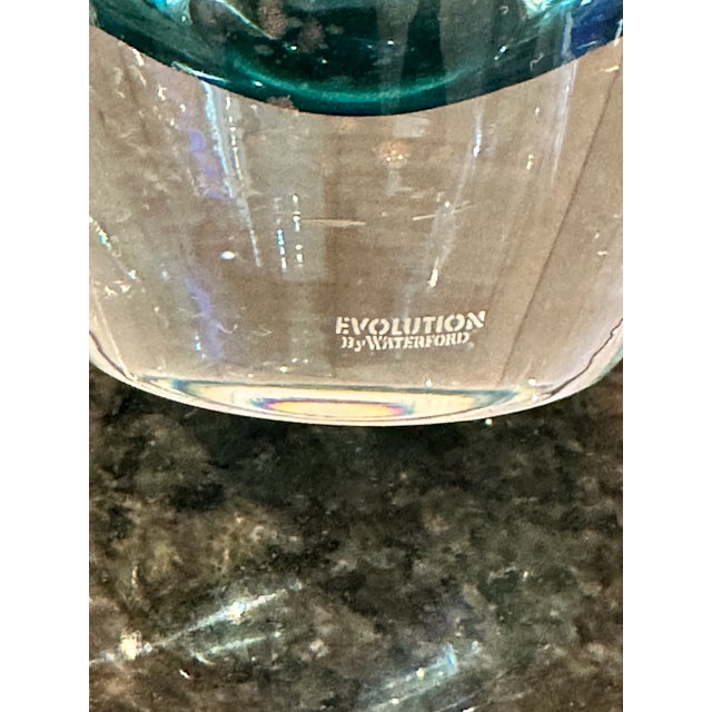 Vintage Waterford Evolution Limited Run Collection of Waterford Art Glass Vase For Sale - Image 9 of 12
