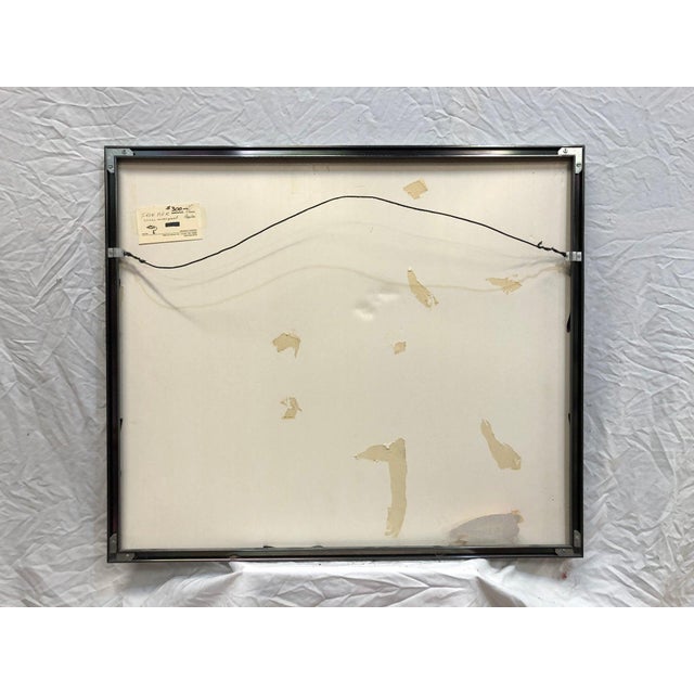 "Iron Pier" - Lithograph Signed by Elaine Ippolito 1987, Framed For Sale - Image 4 of 4