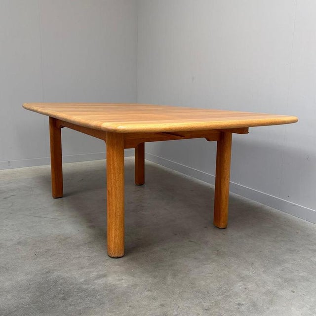 Large Oak Dining Table by Wasa, 1990s For Sale - Image 11 of 15