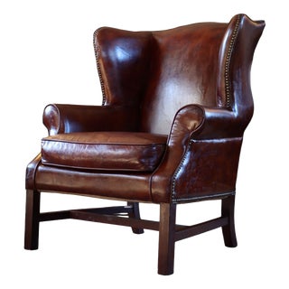 Halo Lincoln Club Armchair in Cigar Leather from Timothy Oulton, 2010s For Sale