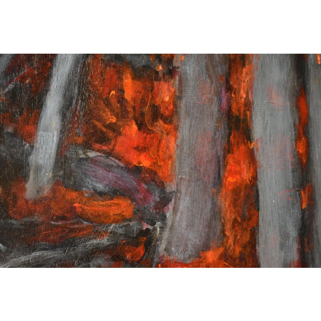 Paint "Miles From Nowhere",Very Large Contemporary Acrylic Triptych Painting", by Stephen Remick For Sale - Image 7 of 12