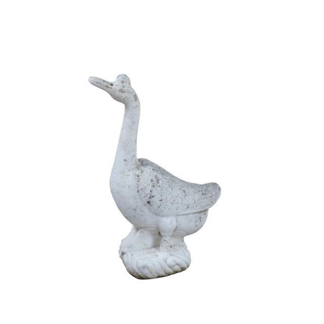 Italian Antique Italian Carved Marble Stone Bird Garden Statue For Sale - Image 3 of 11