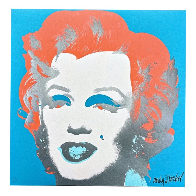 After Andy Warhol, Marilyn Monroe Blue-Red, 1980s, Print For Sale