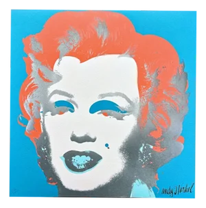After Andy Warhol, Marilyn Monroe Blue-Red, 1980s, Print