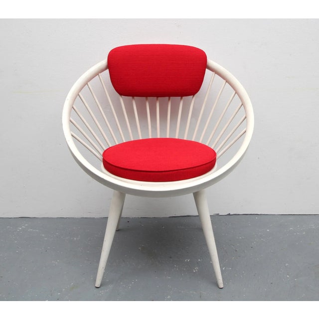Mid-Century Modern Circle Chair by Yngve Ekström, 1960s For Sale - Image 3 of 10