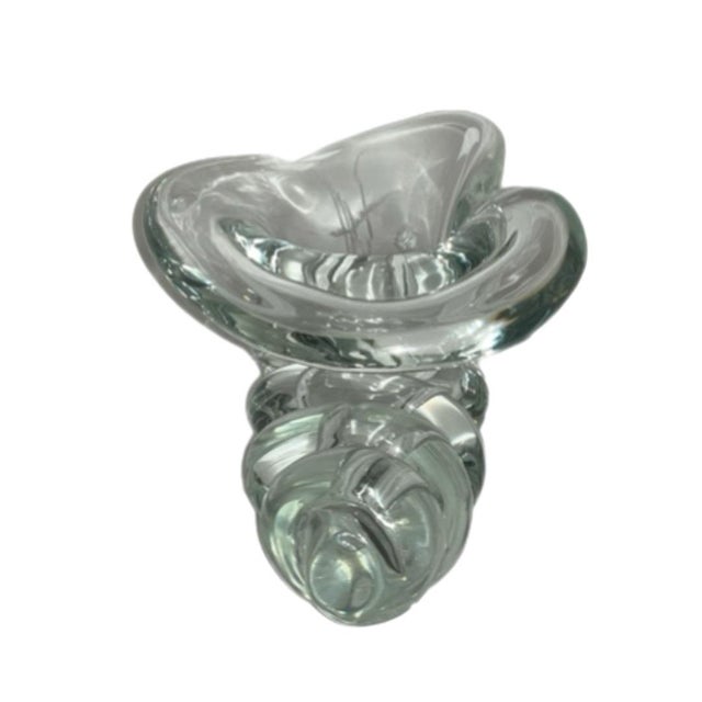 1970s Conch Shell Glass Sculpture by Licio Zanetti, Signed Venetian Murano Blown Glass For Sale In Houston - Image 6 of 7